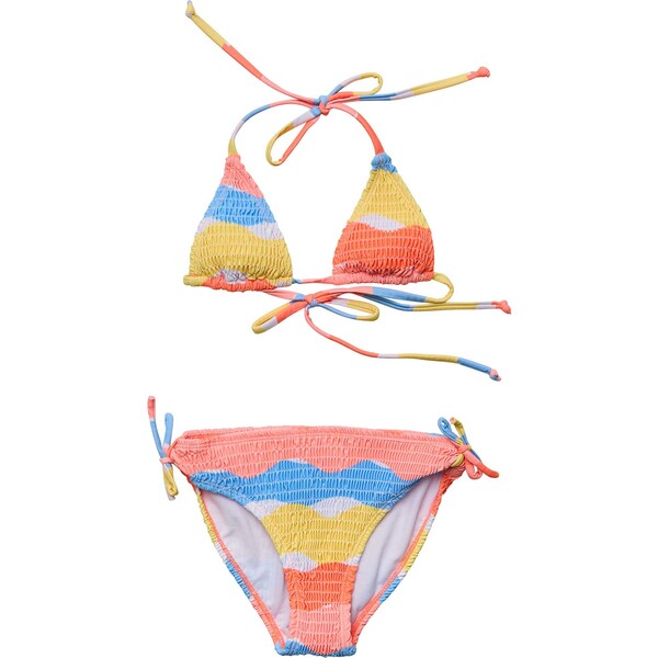 Good Vibes Triangle Shirred Bikini - Snapper Rock Swim | Maisonette