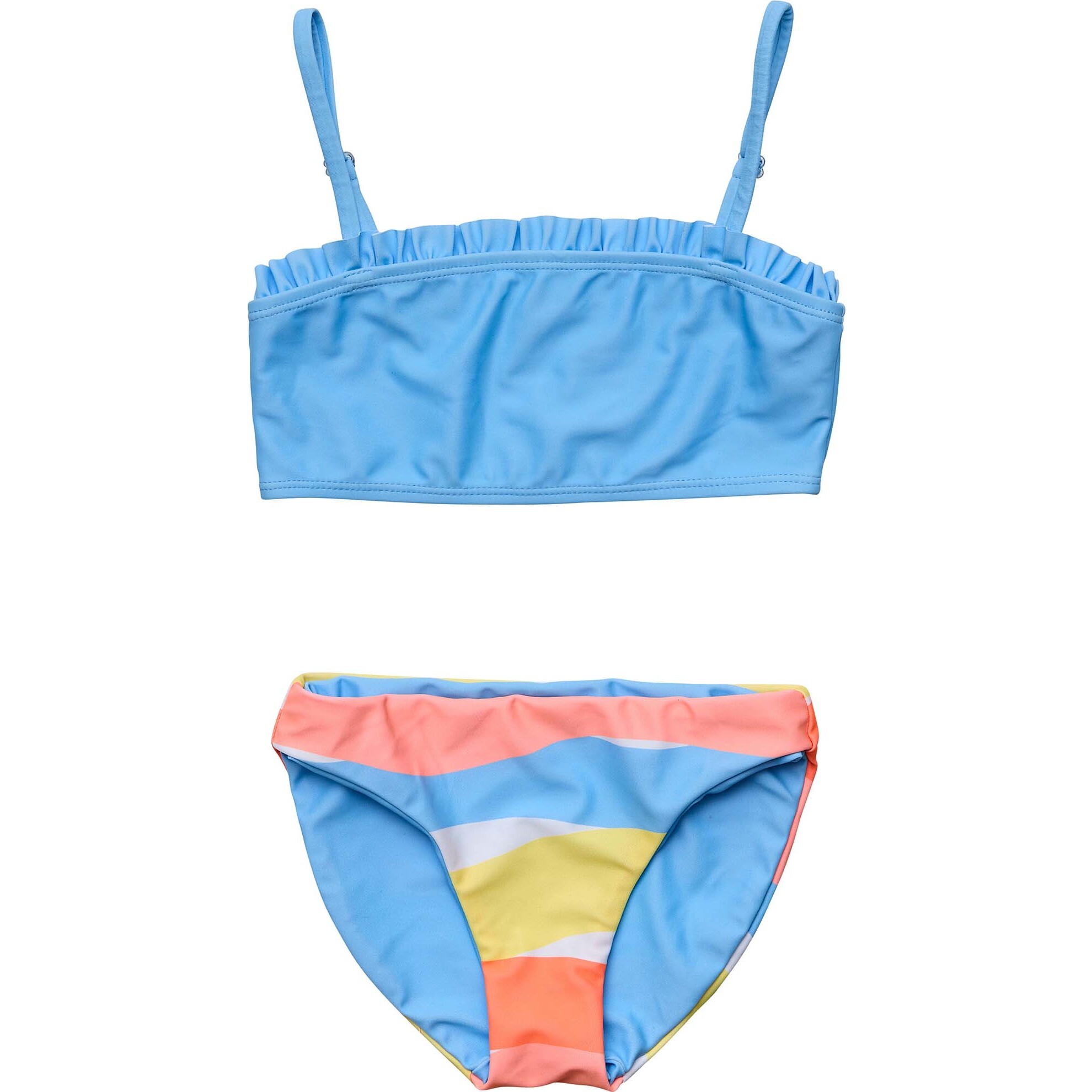 Good Vibes Frilled Bandeau Bikini - Two Pieces - 1