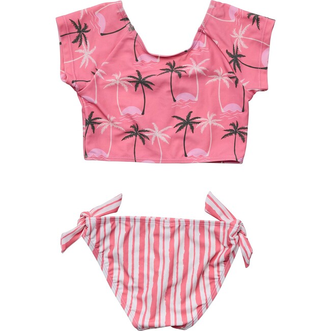 Palm Paradise Sustainable Crop SS Rash Top Set - Two Pieces - 3