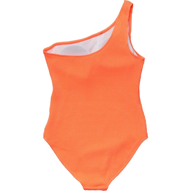 Ladies Tangerine One Shoulder Swimsuit - One Pieces - 3