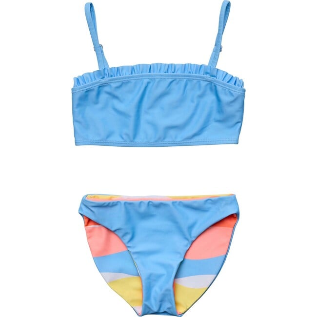 Good Vibes Frilled Bandeau Bikini - Two Pieces - 4