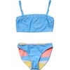 Good Vibes Frilled Bandeau Bikini - Two Pieces - 4