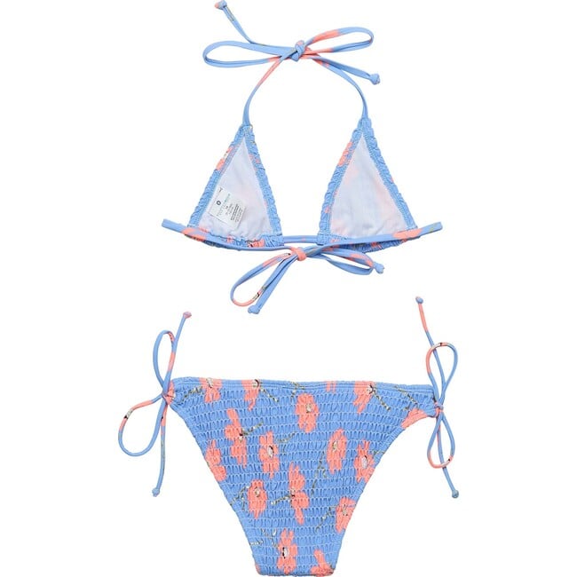 Beach Bloom Shirred Triangle Bikini - Two Pieces - 3