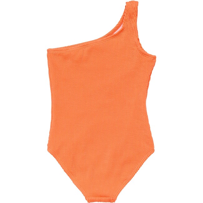 Tangerine One Shoulder Swimsuit - One Pieces - 3