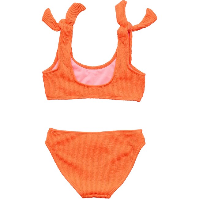 Tangerine Tie Crop Bikini - Two Pieces - 3