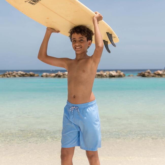 Sky Blue Volley Board Short - Swim Trunks - 4