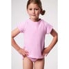 Raspberry Stripe  SS Rash Top - Rash Guards - 4