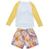 Boho Tropical Sustainable LS Baby Set - Two Pieces - 1 - thumbnail