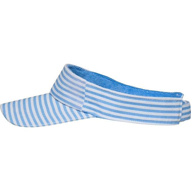 Cornflower & White Stripe Visor - Hats - 3