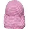 Raspberry Stripe Floating Flap Hat - Hats - 3