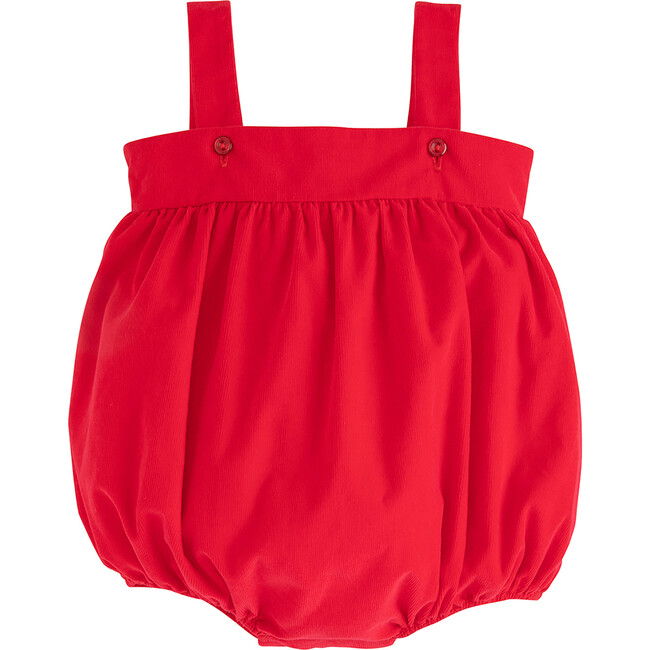 Saratoga Bubble, Red Corduroy - Rompers - 1