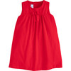 Bow Pleated Jumper, Red Corduroy - Jumpers - 1 - thumbnail