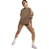 Women's Bonded Pullover, Camel - Sweatshirts - 1 - thumbnail