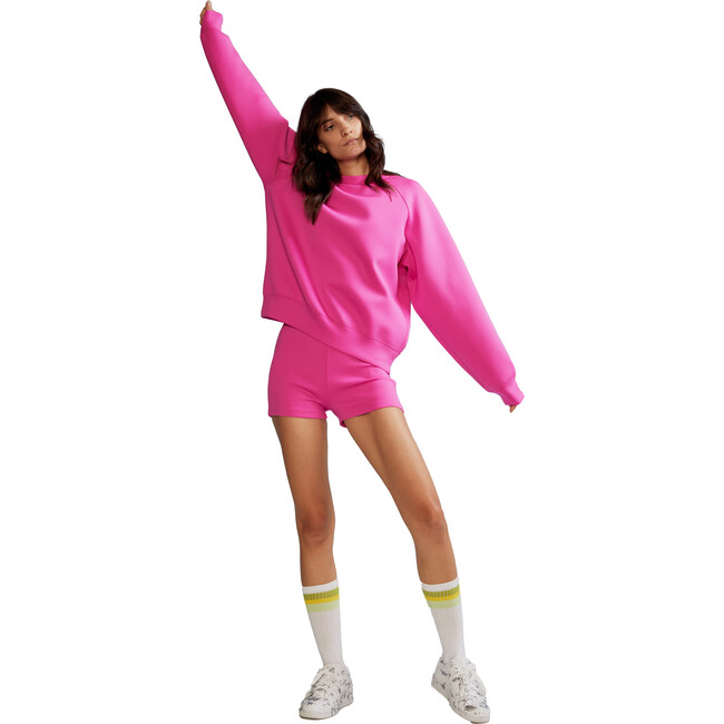 Women's Bonded Pullover, Hot Pink
