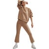 Women's Bonded Pullover, Camel - Sweatshirts - 2