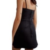 Women's Bonded Shoulder Ties Dress, Black - Dresses - 3