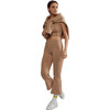 Women's Bonded Cropped Flare Pant, Camel - Pants - 2