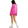 Women's Bonded Pullover, Hot Pink - Sweatshirts - 3