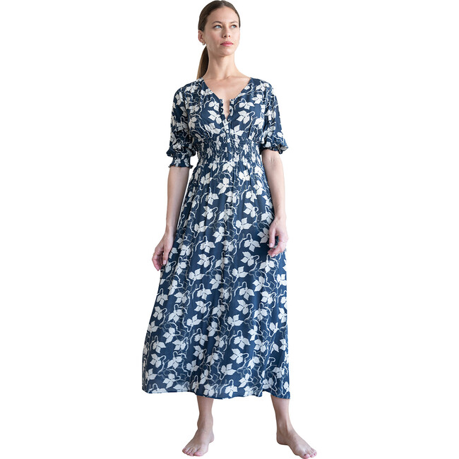 Women's Milla Dress,  Blue Painting - Dresses - 1