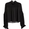 Women's Dakota Top,  Solid Black - Blouses - 1 - thumbnail