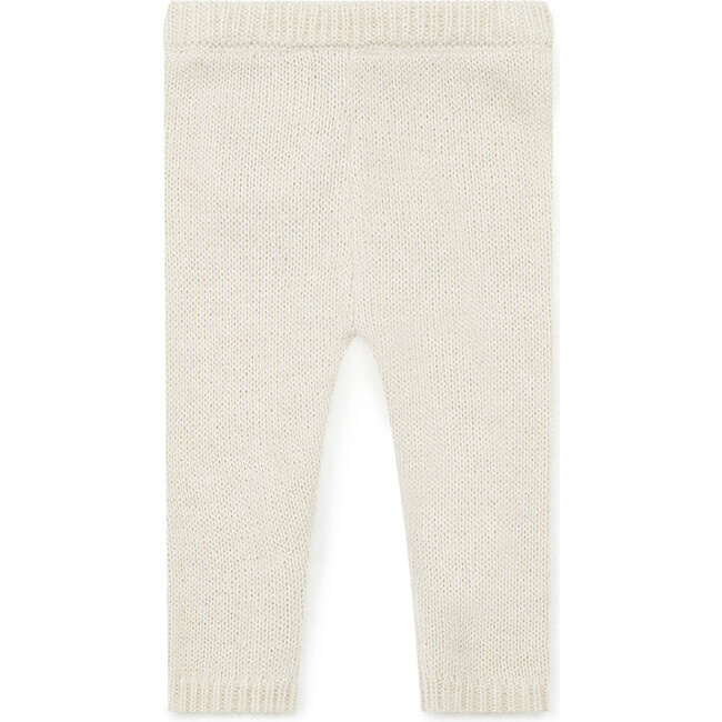 Knit Baby Leggings, Cream