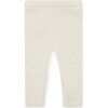 Knit Baby Leggings, Cream - Pants - 1 - thumbnail