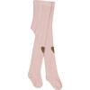 Hearts Baby Tights, Pink - Tights - 1 - thumbnail