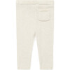 Knit Baby Leggings, Cream - Pants - 2