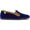 John Velvet Dress Shoes, Cobalt Blue - Slip Ons - 2