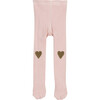 Hearts Baby Tights, Pink - Tights - 2