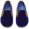 John Velvet Dress Shoes, Cobalt Blue - Slip Ons - 4