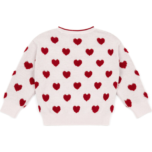 Hearts All Over Sweater - Sweaters - 2