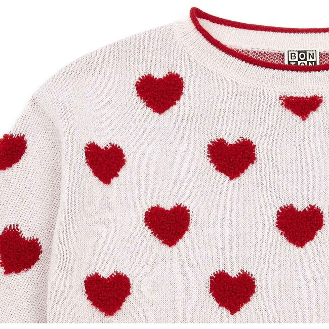 Hearts All Over Sweater - Sweaters - 3