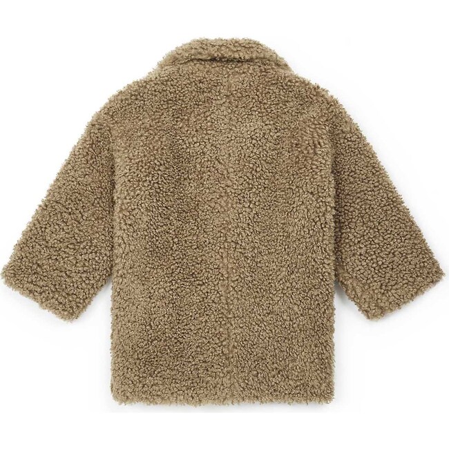 Frenchi Hazelnut Fuzzy Coat - Fur & Faux Fur Coats - 3