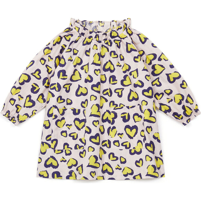 Dahlia Leopard Hearts Baby Dress