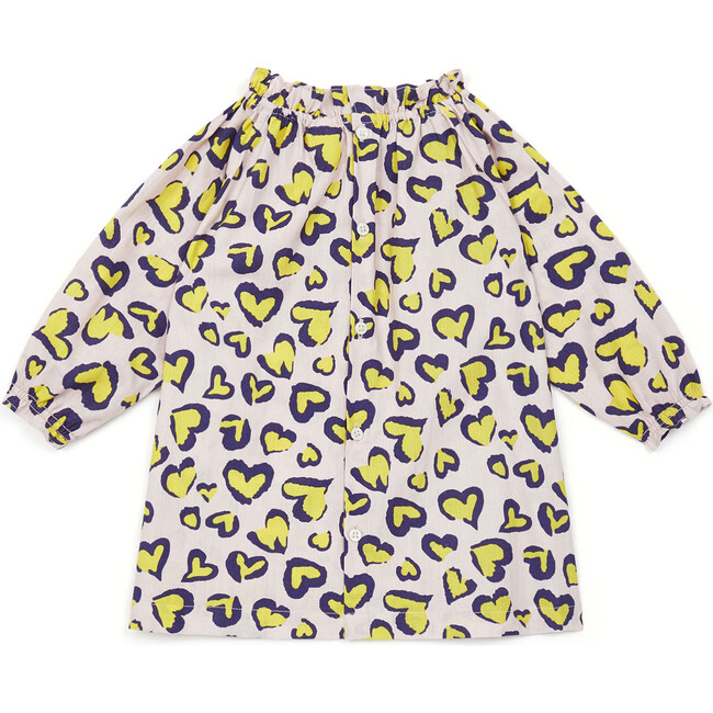 Dahlia Leopard Hearts Baby Dress - Dresses - 2