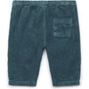 Corduroy Baby Trousers, Dark Teal - Pants - 2