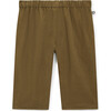 Brioche Pure Cotton Baby Pants, Almond - Pants - 1 - thumbnail