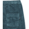Corduroy Baby Trousers, Dark Teal - Pants - 3