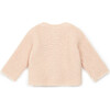Timousse Heart Knit Cardigan, Peach - Sweaters - 2