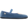 Sarra Heart Mary Janes, Blue Velvet - Mary Janes - 2