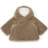 Pullover Fuzzy Baby Coat - Faux Fur Coats - 1 - thumbnail