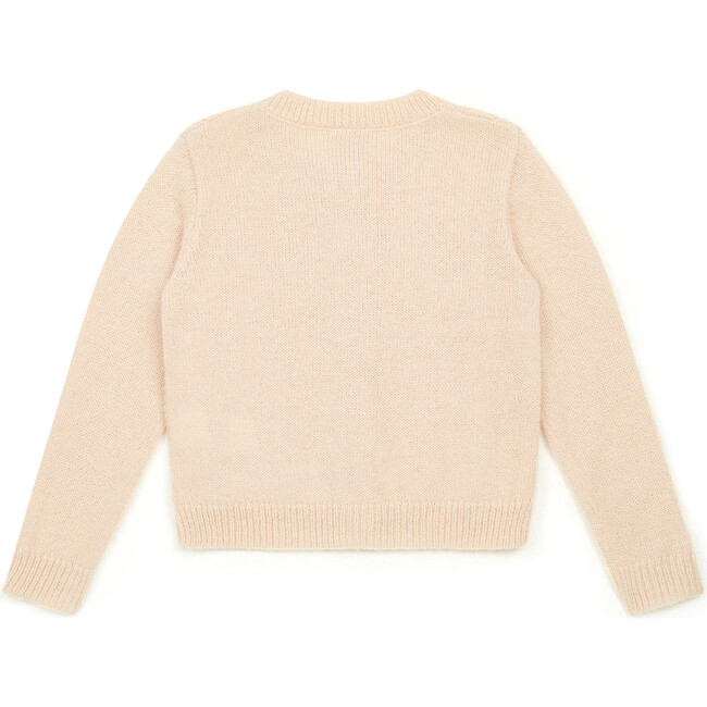 Openwork Hearts Cardigan, Peach - Sweaters - 2