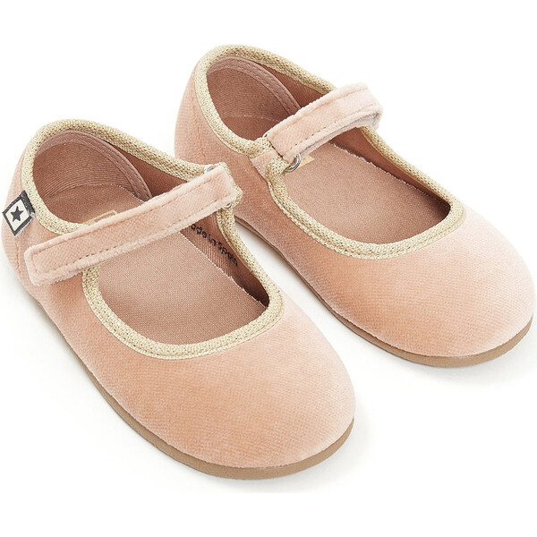 Mary Jane Baby Shoes, Blush BONTON Shoes Maisonette