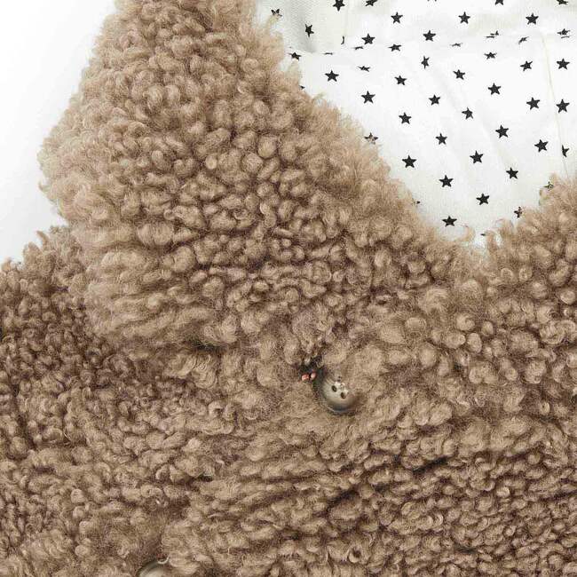 Pullover Fuzzy Baby Coat - Faux Fur Coats - 3