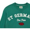 BONTON x Sonia Rykiel Lips Hoodie, Green - Sweatshirts - 3