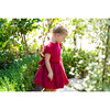 Elizabeth Dress, Red Velvet - Dresses - 4