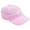 Baby Bow Baseball Hat, Palmer Pink - Hats - 1 - thumbnail