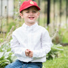 Kid Gingerbread Baseball Hat, Ruby Red - Hats - 2