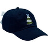 Holiday Tree Bow Baseball Hat, Nellie Navy - Hats - 1 - thumbnail